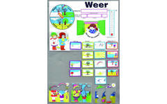 Weerkalender met accessoires